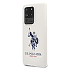 US Polo szilikon tok Samsung Galaxy S20 Ultra készülékhez, fehér
