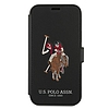 US Polo USFLBKP12SPUGFLBK iPhone 12 mini, 5,4"-es czarny/fekete book Polo Embroidery Collection