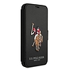 US Polo USFLBKP12SPUGFLBK iPhone 12 mini, 5,4"-es czarny/fekete book Polo Embroidery Collection