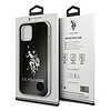 US Polo USHCP12LTPUHRBK iPhone 12 Pro Max 6,7" csarny/fekete fényes nagy logó