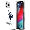 US Polo USHCP12LTPUHRWH iPhone 12 Pro Max 6,7" biały/fehér fényes nagy logó