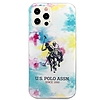US Polo USHCP12MPCUSML iPhone 12/12 Pro 6,1" többszínű nyakkendő és festék kollekció