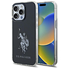 US Polo USHCP15XTPUHRBK iPhone 15 Pro Max 6.7" fekete/fekete fényes nagy logóval