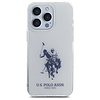 US Polo USHCP15XTPURBH iPhone 15 Pro Max 6.7" fehér, fényes, nagy logóval