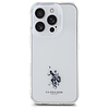US Polo USHCP15XUSMT iPhone 15 Pro Max 6.7" átlátszó/átlátszó IML nyomtatott dupla ló logóval