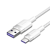USB 2.0 A - USB-C 6A Vention CTOWH 2M kábel (fehér)