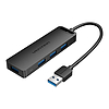 USB 3.0 4 portos hub tápadapterVention CHLBB 0,15 m, fekete