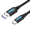 USB 3.0 A - USB-C kábelVention COZBC 0,25 m fekete PVC