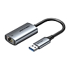 USB-A + USB-C adapter Gigabit Ethernet csatlakozóval, 0,15 m (CFQHB)