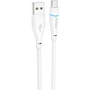 USB-A-USB-C kábel Foneng X101 3A, 1,2 m fehér (X101 Type-C)