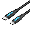 USB-C 2.0-Micro-B 2A kábel 2 m Vention COVBH fekete