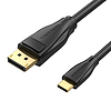 USB-C-DisplayPort 8K HD-kábel, 1,5 m-es Vention CGYBG fekete