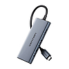 USB-C-HDMI, 3x USB 3.0, SD, TF Hub Vention TOOHB 0,15 m szürke