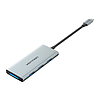 USB-C-HDMI, 3x USB 3.0, SD, TF, PD Hub Vention TOPHB 0,15 m szürke