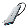 USB-C-HDMI, 3x USB 3.0, SD, TF, PD Hub Vention TOPHB 0,15 m szürke