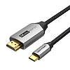 USB-C-HDMI-kábel, 1 m-es Vention CRBBF fekete