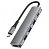 USB-C Hub Acefast J16, 5 az 1-ben, szürke