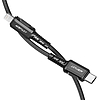 USB-C kábel a Lightning Acefast C1-01-hez, 1,2 m, fekete
