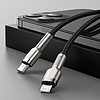 USB-C kábel a Lightning Baseus Cafule-hez, PD, 20 W, 1 m, fekete (CATLJK-A01)