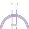 USB-C kábel a Lightning Baseus Dynamic sorozathoz, 20 W, 1 m, lila (CALD000005)
