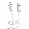 USB-C kábel Lightning Dudao L6S PD 20W-hoz, 1 m, fehér (L6S 1m)