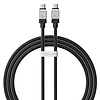 USB-C - USB-C Baseus CoolPlay kábel, 100 W, 1 m, fekete (CAKW000201)