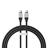 USB-C - USB-C Baseus CoolPlay kábel, 100 W, 1 m, fekete (CAKW000201)