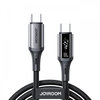 USB-C - USB-C kábel Joyroom S-A60 StarTalk, 100W, 5A, 1.2m, fekete
