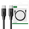 USB-C-USB-C kábel UGREEN 15177 1,5 m fekete