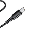 USB és USB-C kábel Vipfan Colorful X11, 3A, 1m, fekete (X11TC-black)