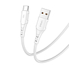 USB és USB-C kábel Vipfan Colorful X12, 3A, 1m, fehér (X12TC)