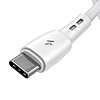USB és USB-C kábel Vipfan Racing X05, 3A, 3m, fehér (X05TC-3m-white)