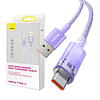 USB-gyorstöltőkábel USB-C Baseus Flash-hez, QC 3.0, Huawei SCP, Samsung AFC, 5A, 1m, zöld (CATS010405)