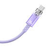 USB-gyorstöltőkábel USB-C Baseus Flash-hez, QC 3.0, Huawei SCP, Samsung AFC, 5A, 1m, zöld (CATS010405)