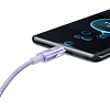 USB-gyorstöltőkábel USB-C Baseus Flash-hez, QC 3.0, Huawei SCP, Samsung AFC, 5A, 1m, zöld (CATS010405)