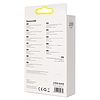 USB-kábel a Lightning Baseus Crystal Shine, 2,4A, 2m, fekete (CAJY000101)