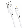 USB kábel Lightning Fonenghez, x85 iPhone 3A gyorstöltés, 1 m, fehér (X85 iPhone)