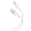 USB kábel Micro USB XO NB212 2.1A 1m, fehér (045816)