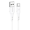 USB-kábel USB-C Fonenghez, x81 2.1A, 1m, fehér (X81 Type-C)