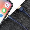 USB Lightning Baseus Cafule 2,4A 1 m-es kábel, arany-sötétkék (CALKLF-BV3)