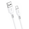 USB - Micro USB Foneng kábel, X85 3A gyorstöltés, 1 m, fehér (X85 Micro)