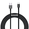 USB-USB-C Baseus Superior sorozatú kábel, 66 W, 2 m, fekete (CATYS-A01)