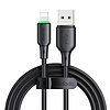 USB-Lightning kábel Mcdodo CA-4741 LED lámpával 1,2 m fekete