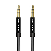 Vention BAGBD 3,5 mm-es 0,5 m-es fekete fém audio kábel