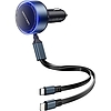 Vention FFOB0 USB-C autós töltő + USB-C/Lightning 30W kábel