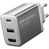 Vention FJAH0-EU USB(C+A)+HDMI GaN hálózati töltő (60W/5W/4K@60Hz) (szürke)
