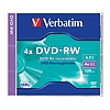 Verbatim DVD-RW 4,7GB 4x CD tok 43285