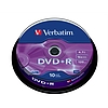Verbatim DVD+R 4,7GB 16x henger 10db 43498