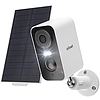Vezeték nélküli 3MP WiFi kültéri kamera ieGeek ZS-GX3S fehér napelemmel (ZS-GX3S White)