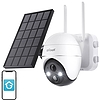 Vezeték nélküli 5MP WiFi kültéri kamera ieGeek ZS-GX4S fehér napelemmel (ZS-GX4S White)